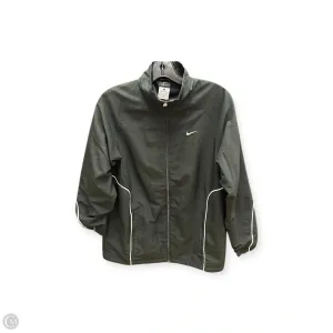 Athletic Jacket By Nike Apparel In Black, Size: L