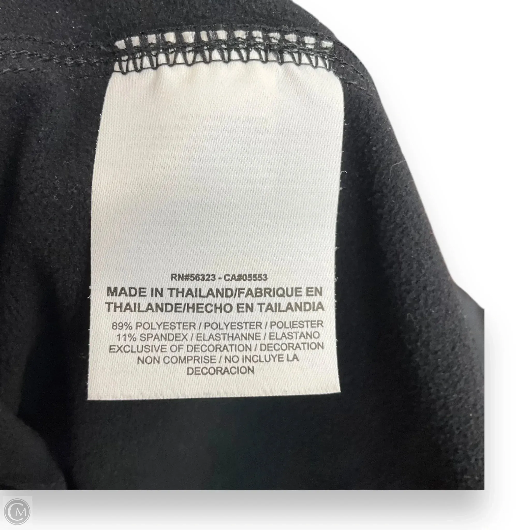 Athletic Jacket By Nike Apparel In Black, Size: M