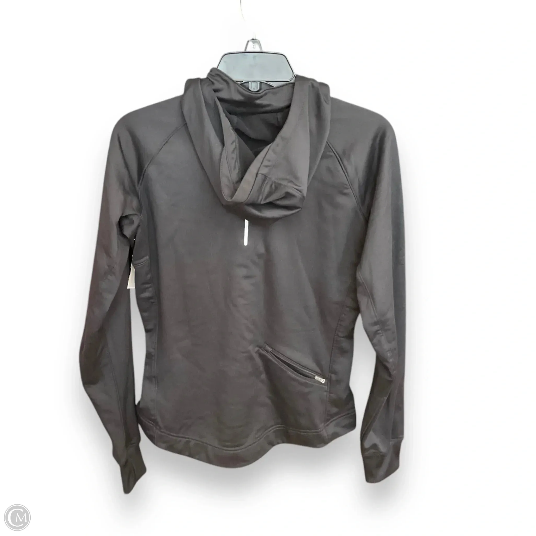 Athletic Jacket By Nike Apparel In Black, Size: M