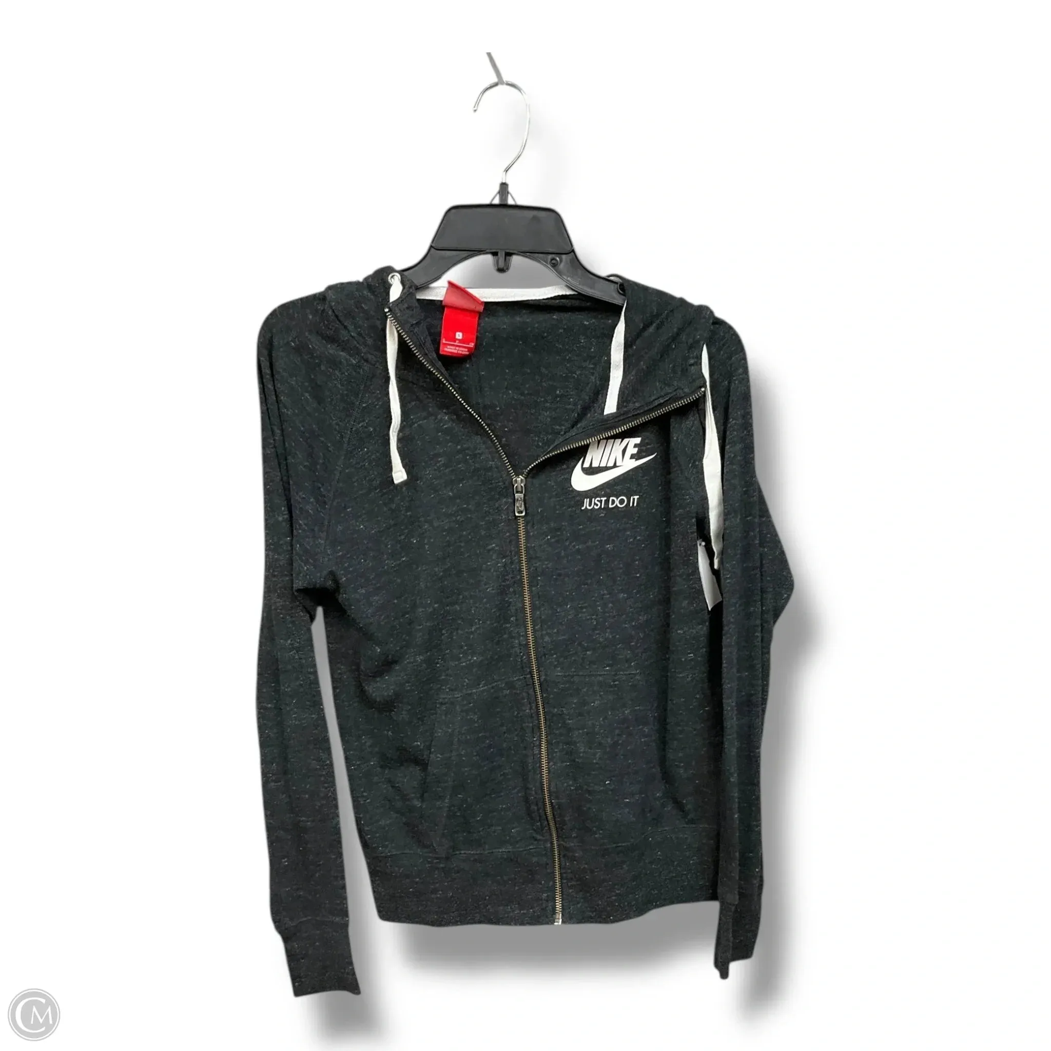 Athletic Jacket By Nike Apparel In Black, Size: S