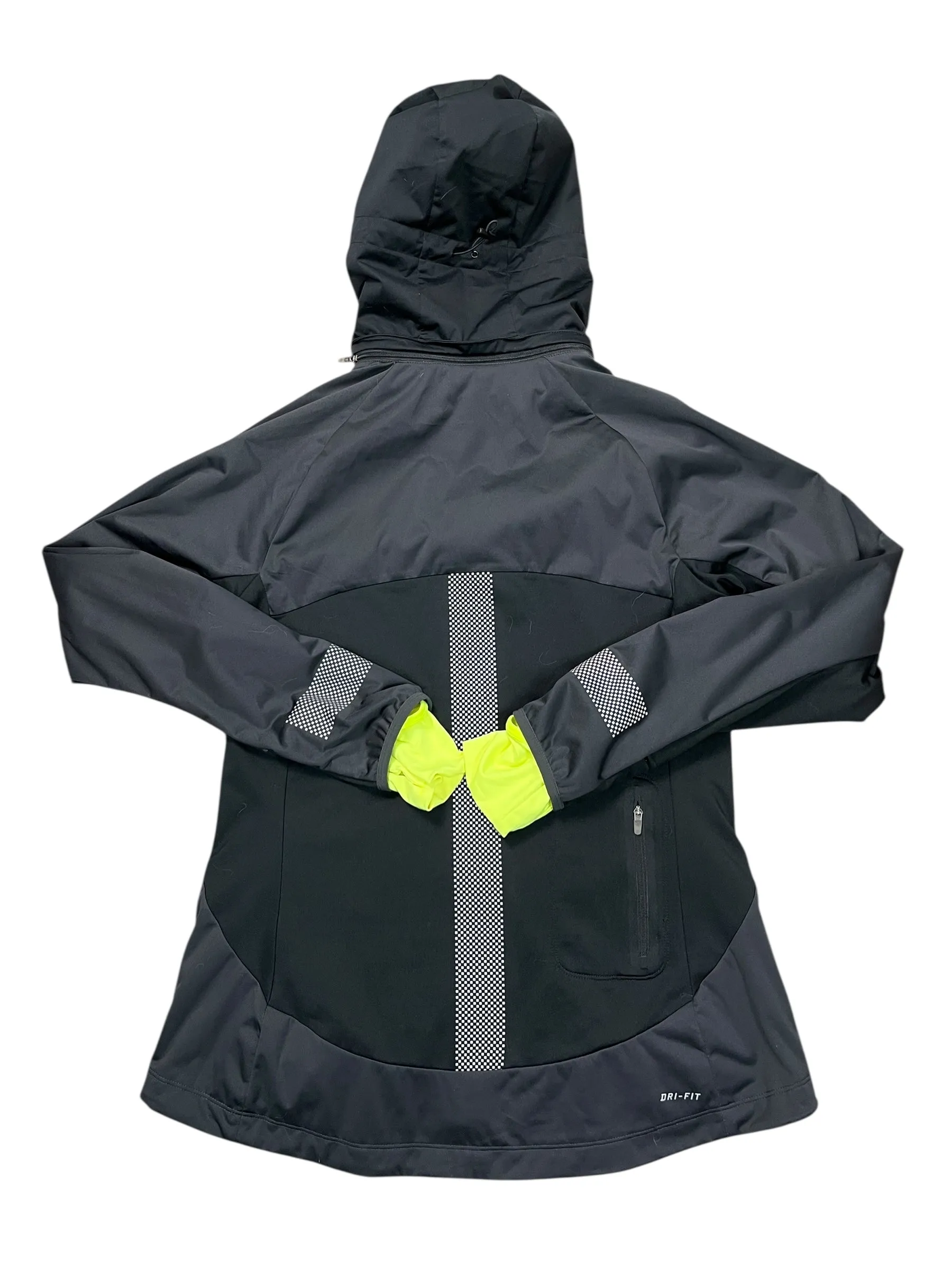 Athletic Jacket By Nike Apparel In Black, Size:L