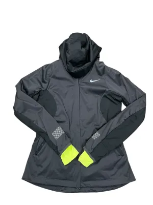 Athletic Jacket By Nike Apparel In Black, Size:L
