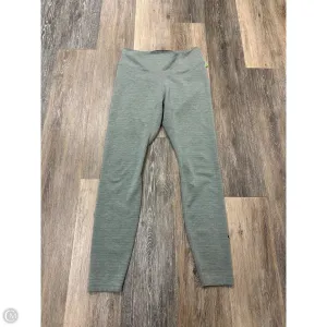 Athletic Leggings By Nike Apparel In Green, Size: M