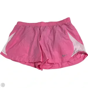Athletic Shorts By Nike Apparel In Pink, Size: L