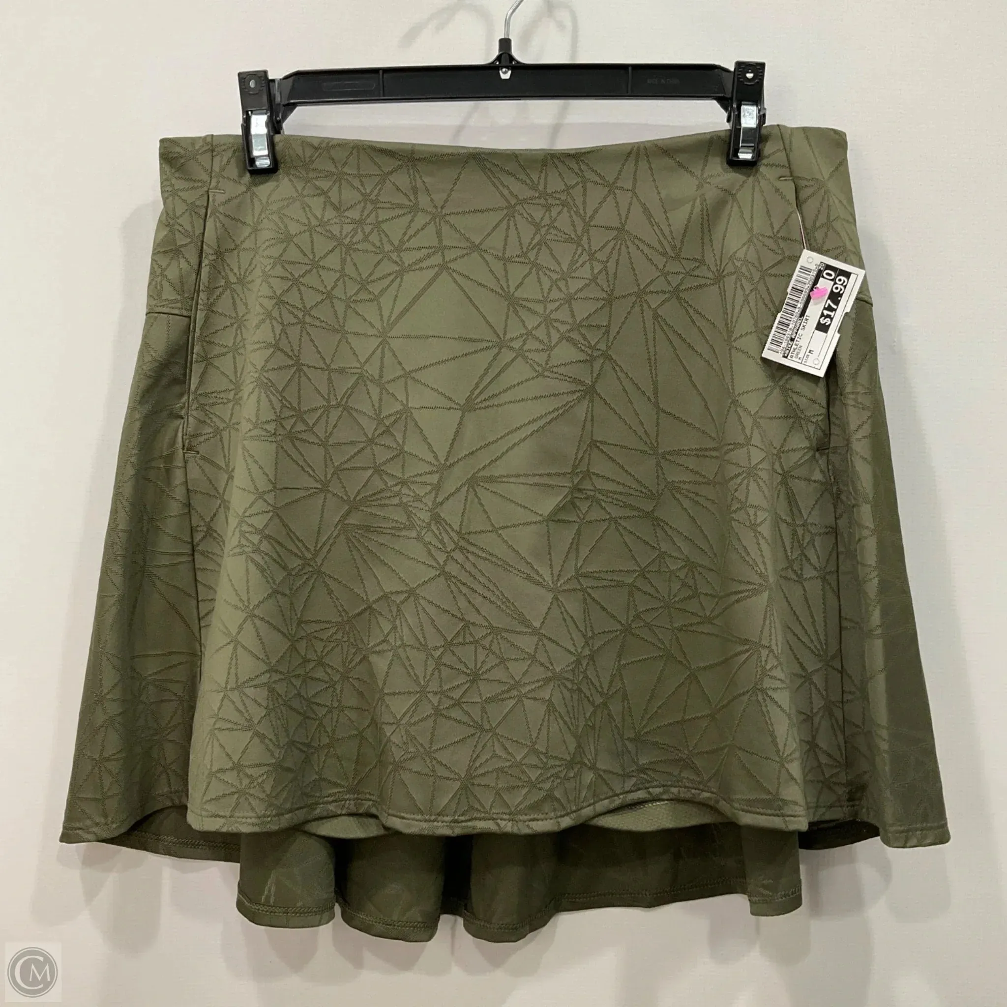 Athletic Skirt By Nike Apparel In Green, Size: M