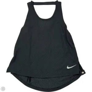 Athletic Tank Top By Nike Apparel In Black, Size: Xs