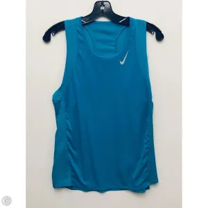 Athletic Tank Top By Nike Apparel In Blue, Size: M