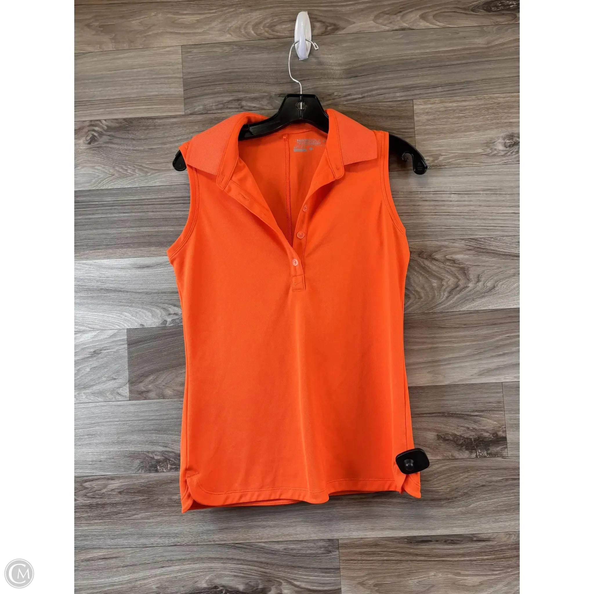 Athletic Tank Top By Nike Apparel In Orange, Size: S