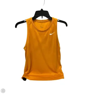 Athletic Tank Top By Nike Apparel In Orange, Size: S