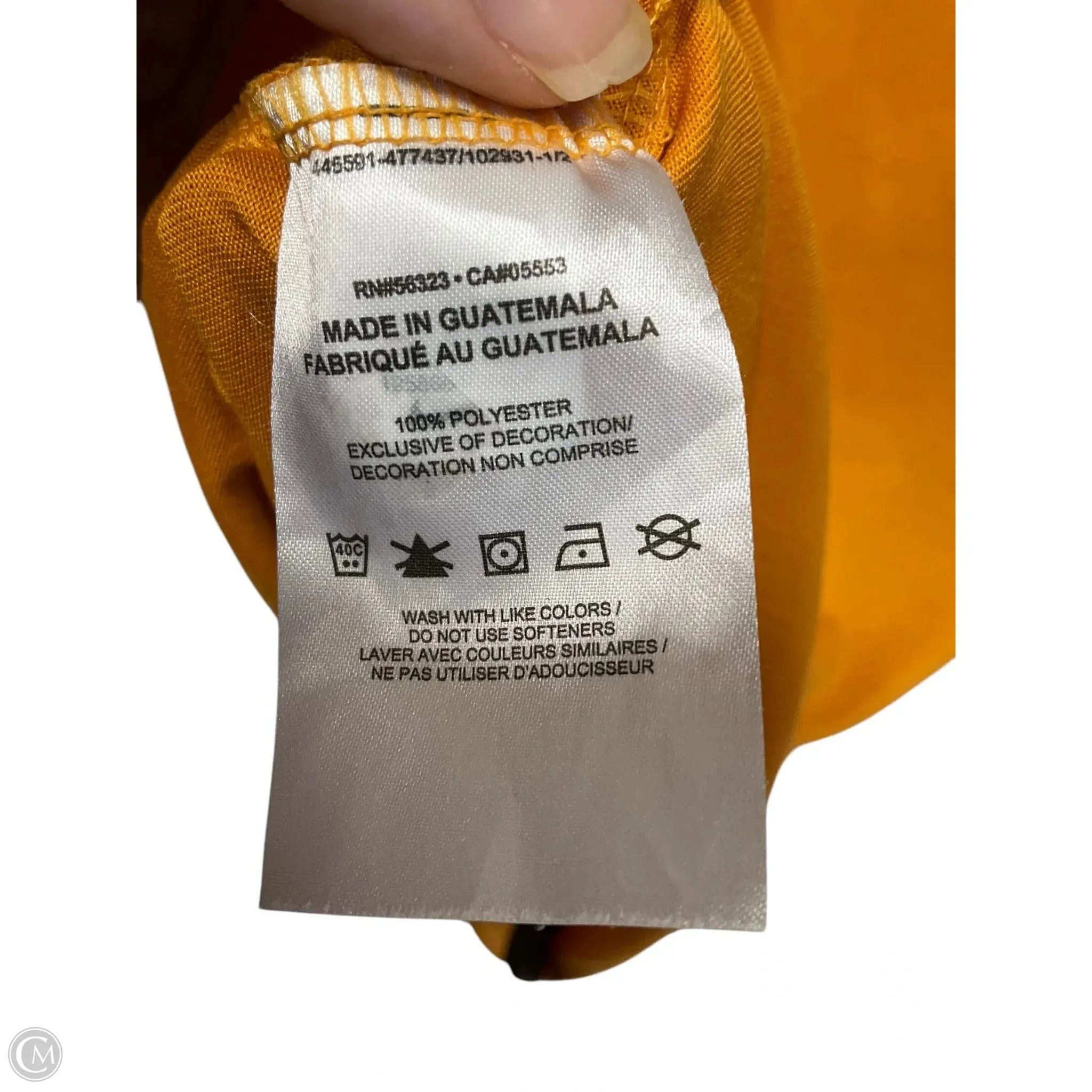Athletic Tank Top By Nike Apparel In Orange, Size: S