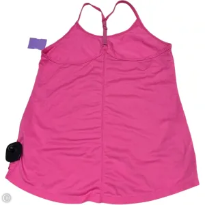 Athletic Tank Top By Nike Apparel In Pink, Size: M