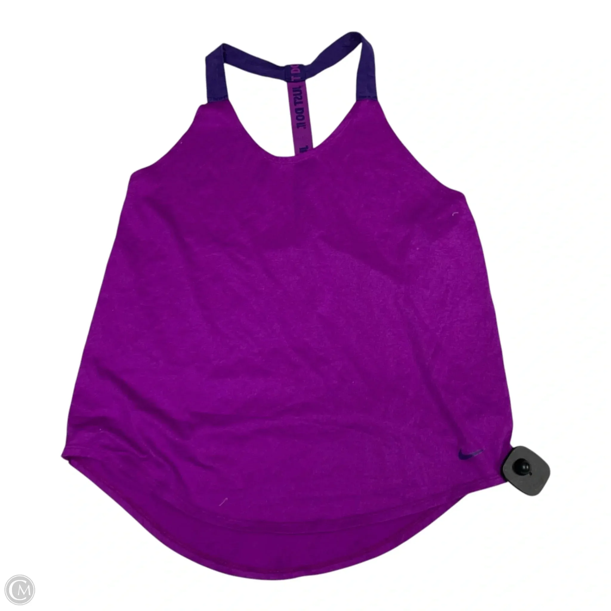 Athletic Tank Top By Nike Apparel In Purple, Size: M