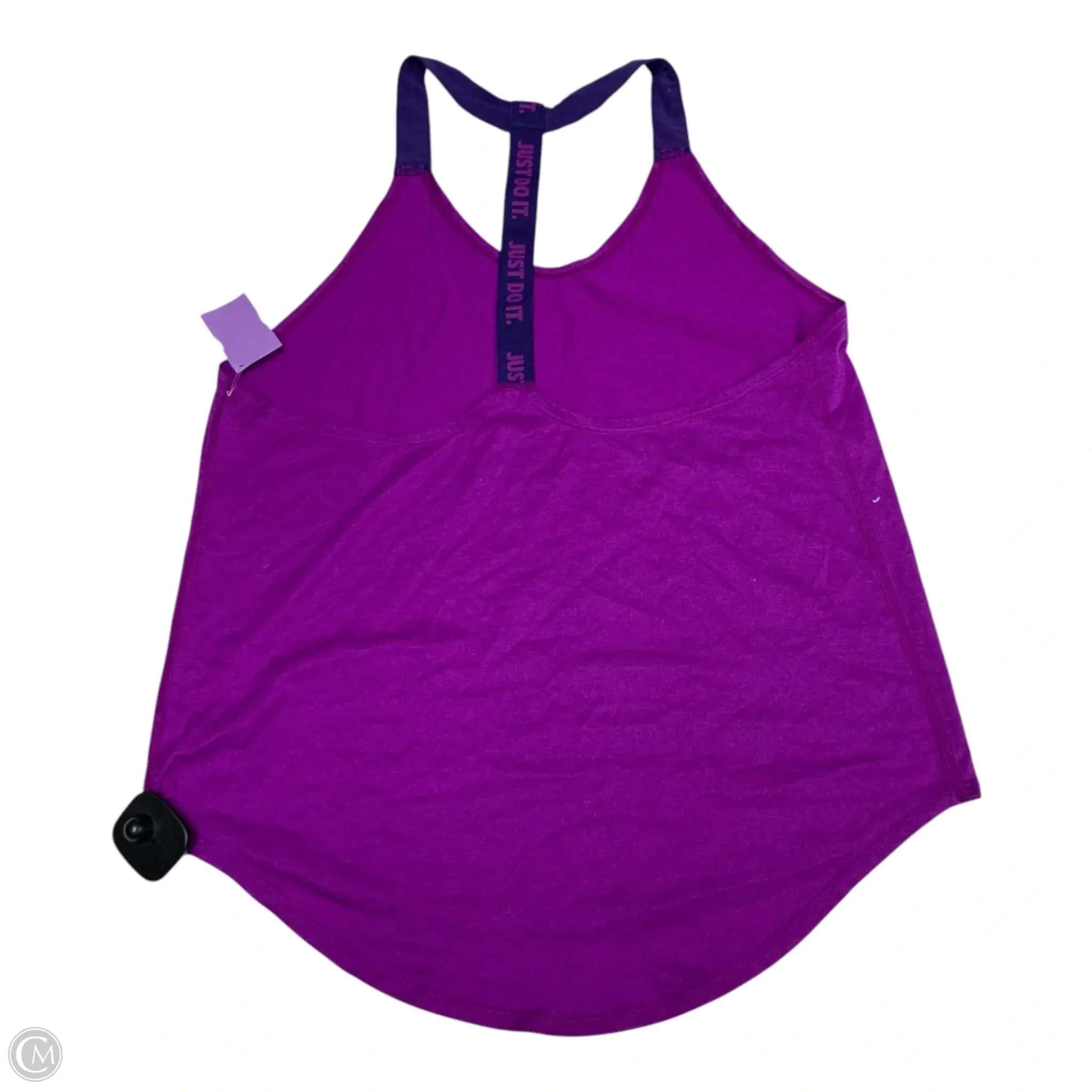 Athletic Tank Top By Nike Apparel In Purple, Size: M
