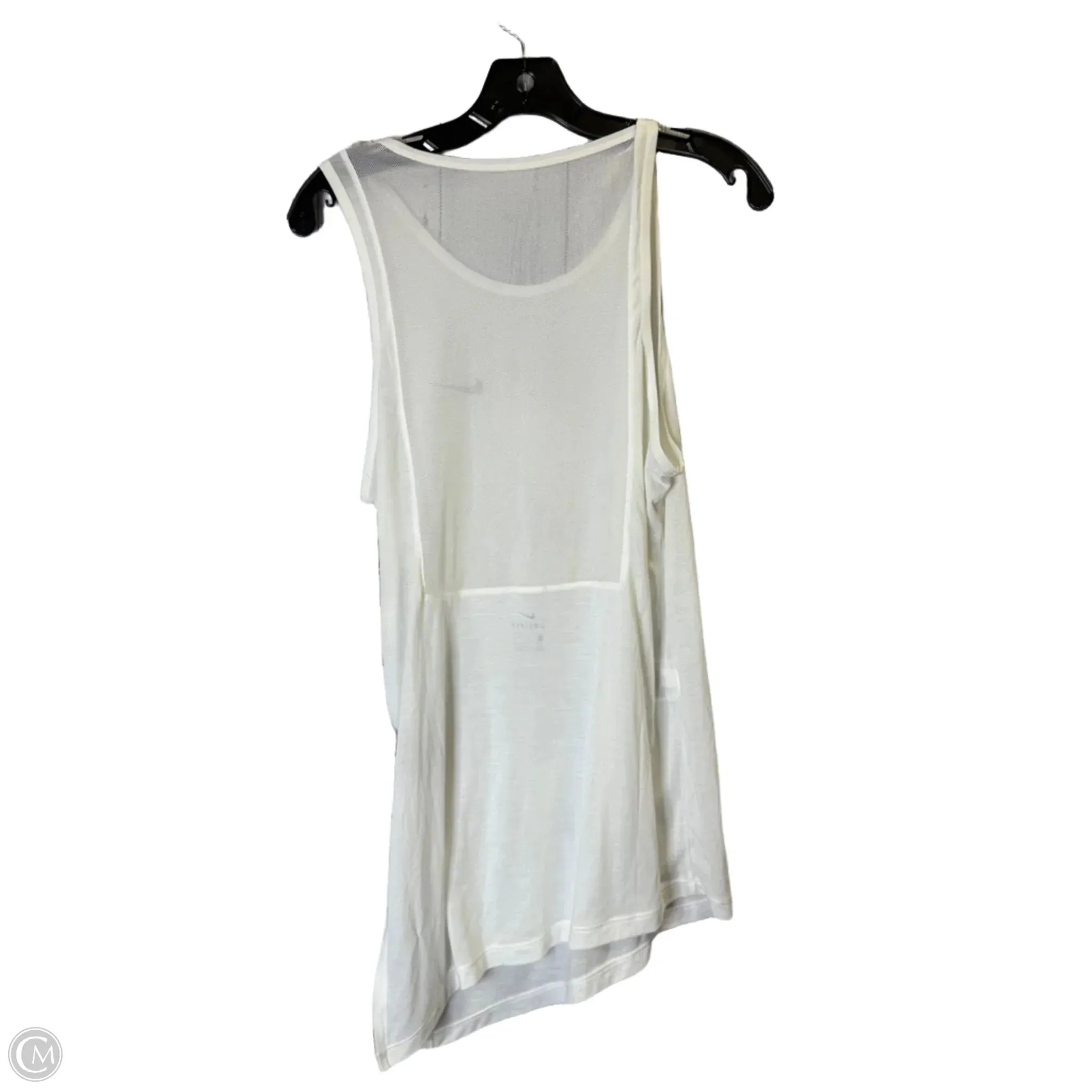 Athletic Tank Top By Nike Apparel In White, Size: S
