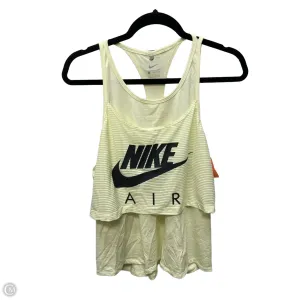 Athletic Tank Top By Nike Apparel In Yellow, Size: Xl