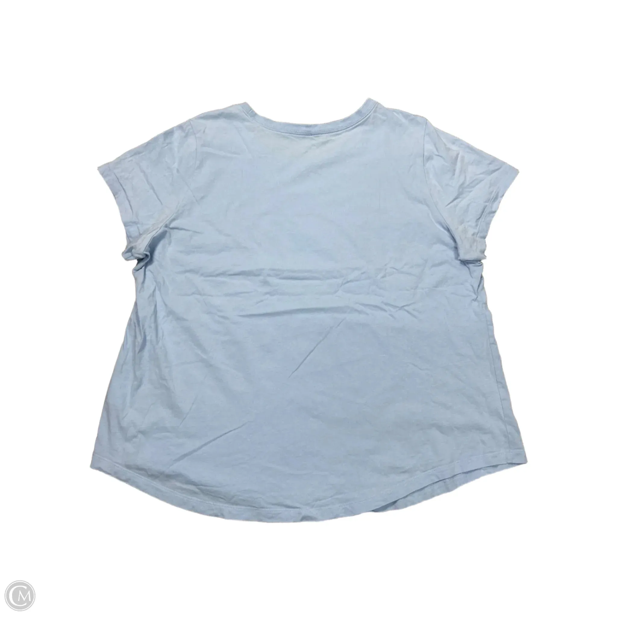 Athletic Top Short Sleeve By Nike Apparel In Blue, Size: 2x