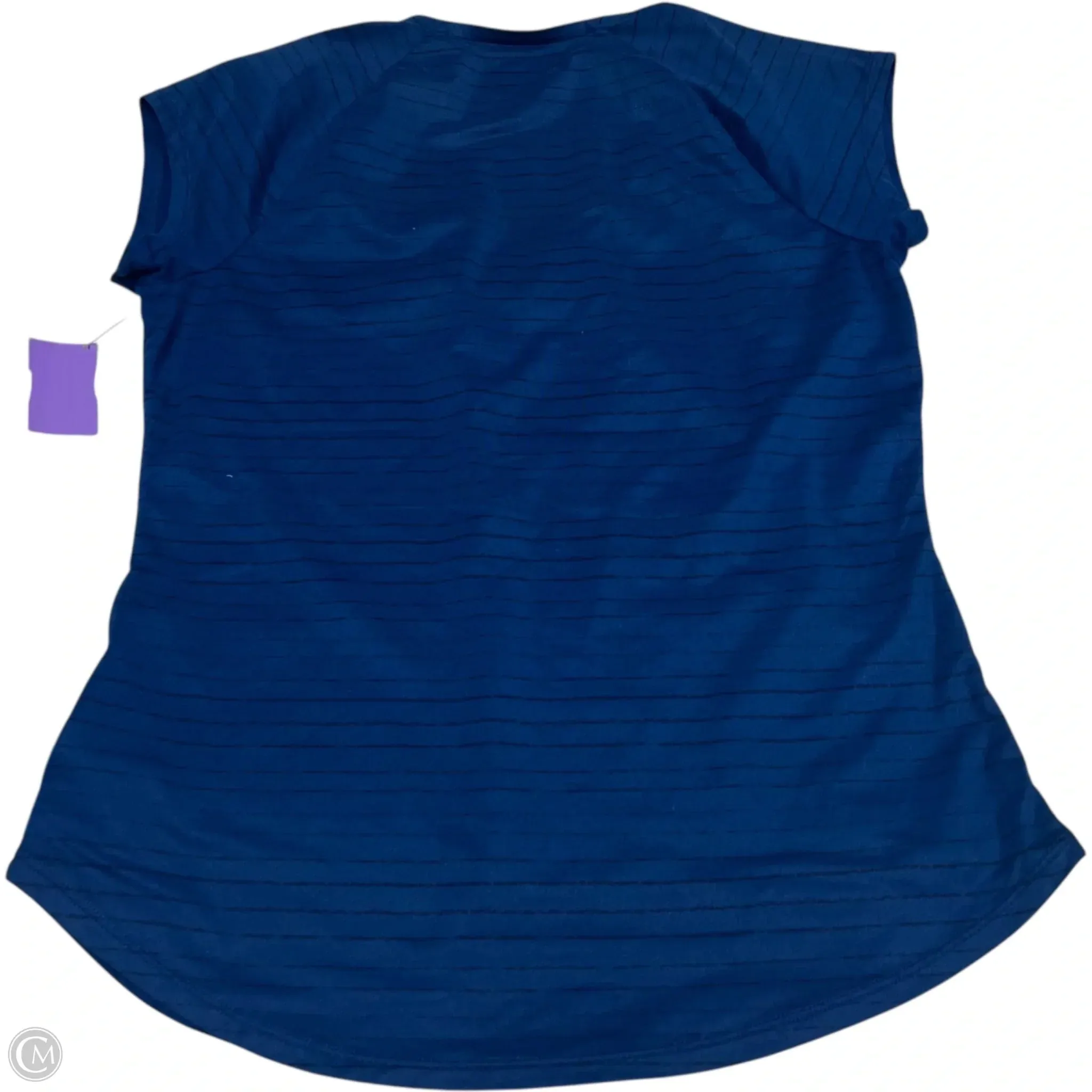 Athletic Top Short Sleeve By Nike Apparel In Blue, Size: S