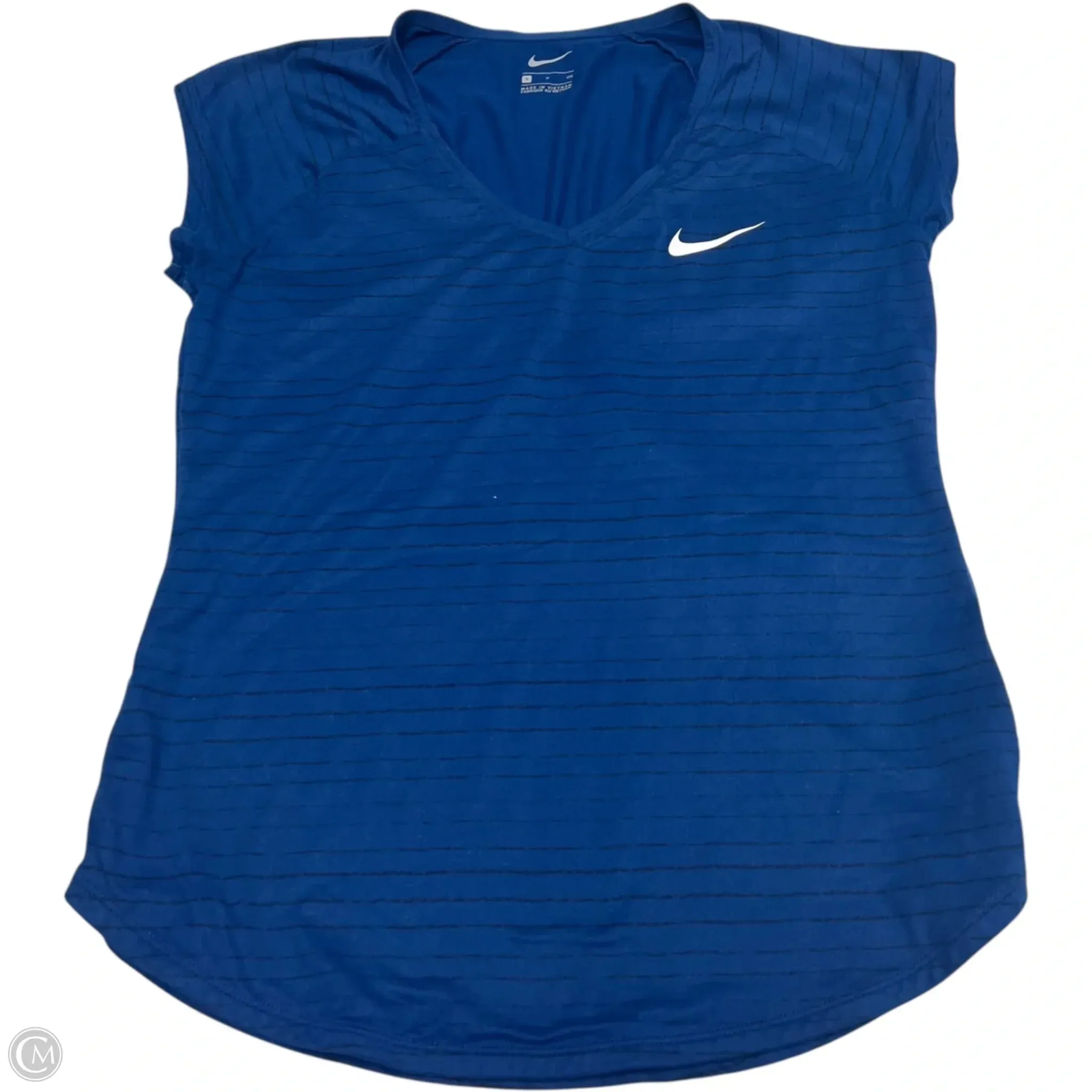 Athletic Top Short Sleeve By Nike Apparel In Blue, Size: S