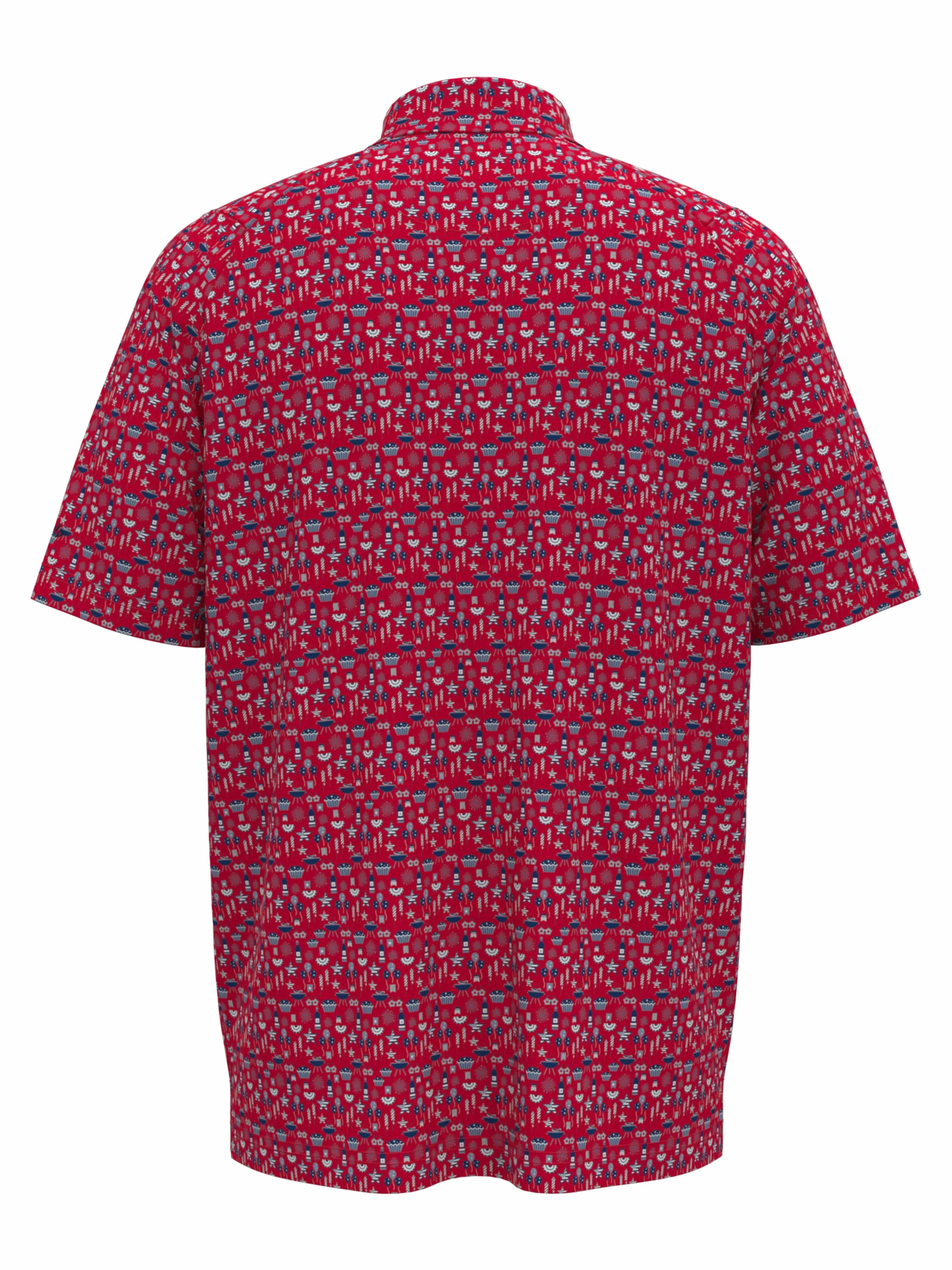 Boys Americana Print Polo Callaway Apparel