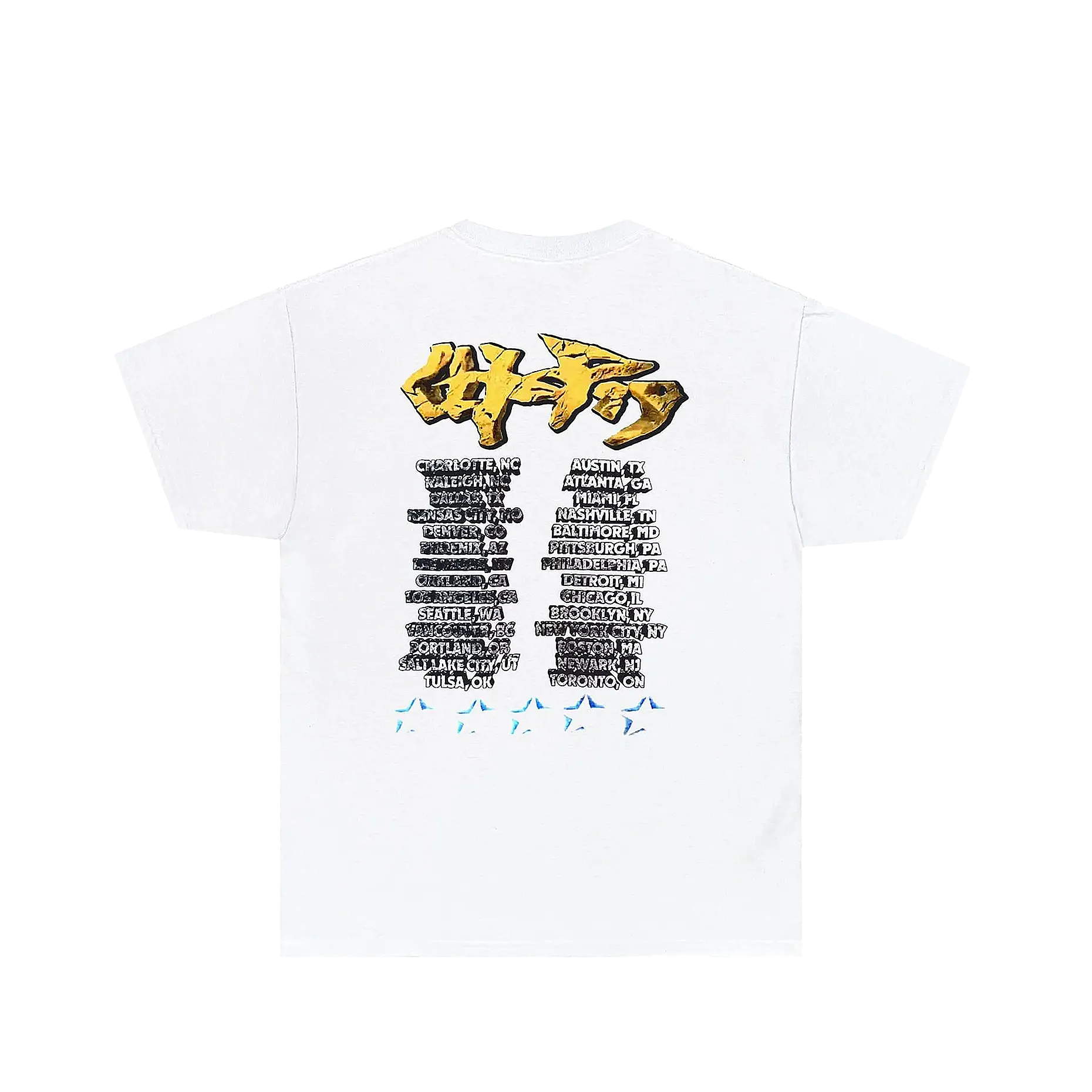 Cactus Jack by Travis Scott Utopia Tour Skitzo Circus Maximus Tee White