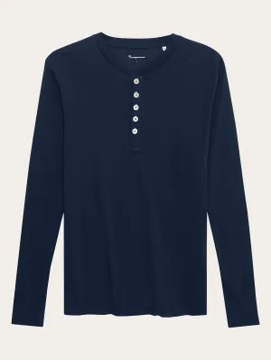 CEDAR LS Henley - Total Eclipse Knowledge Cotton