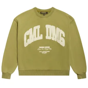 Criminal Damage Icon Sweater - Green