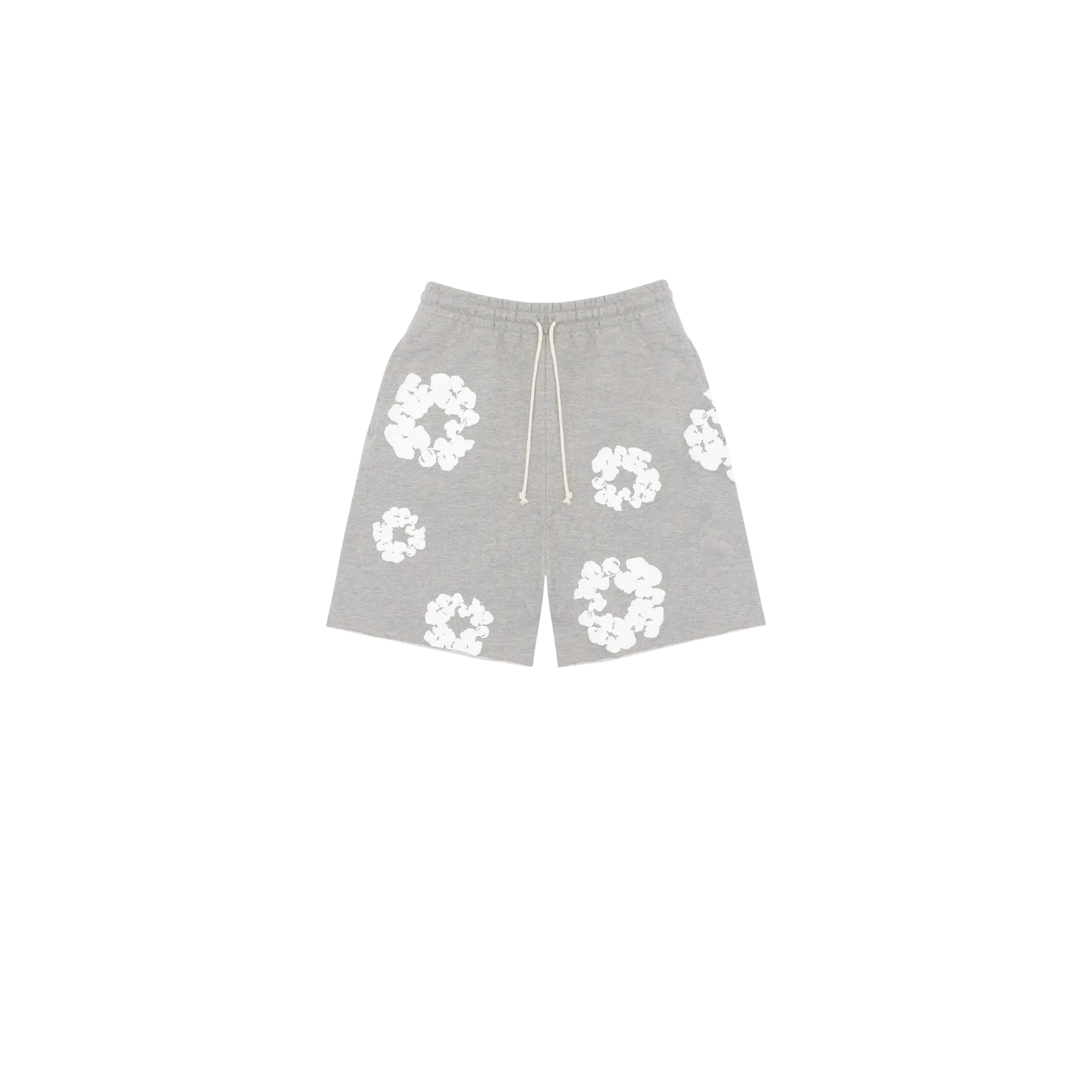 Denim Tears The Cotton Wreath Shorts Grey/White