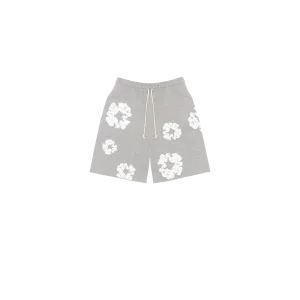 Denim Tears The Cotton Wreath Shorts Grey/White