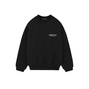 Fear of God Essentials Fleece Crewneck II FW24 'Black'