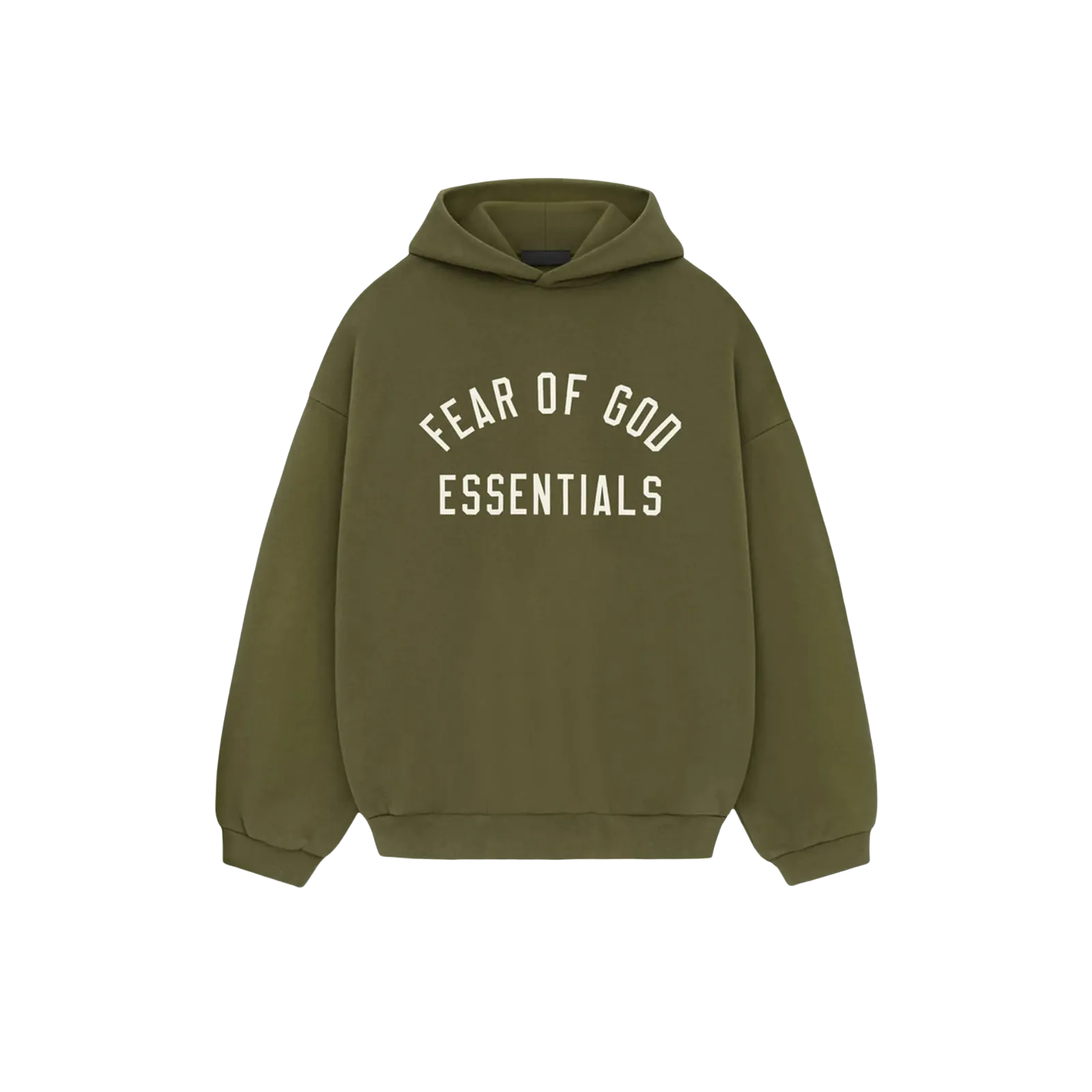 Fear of God Essentials Fleece Hoodie FW24 'Military'