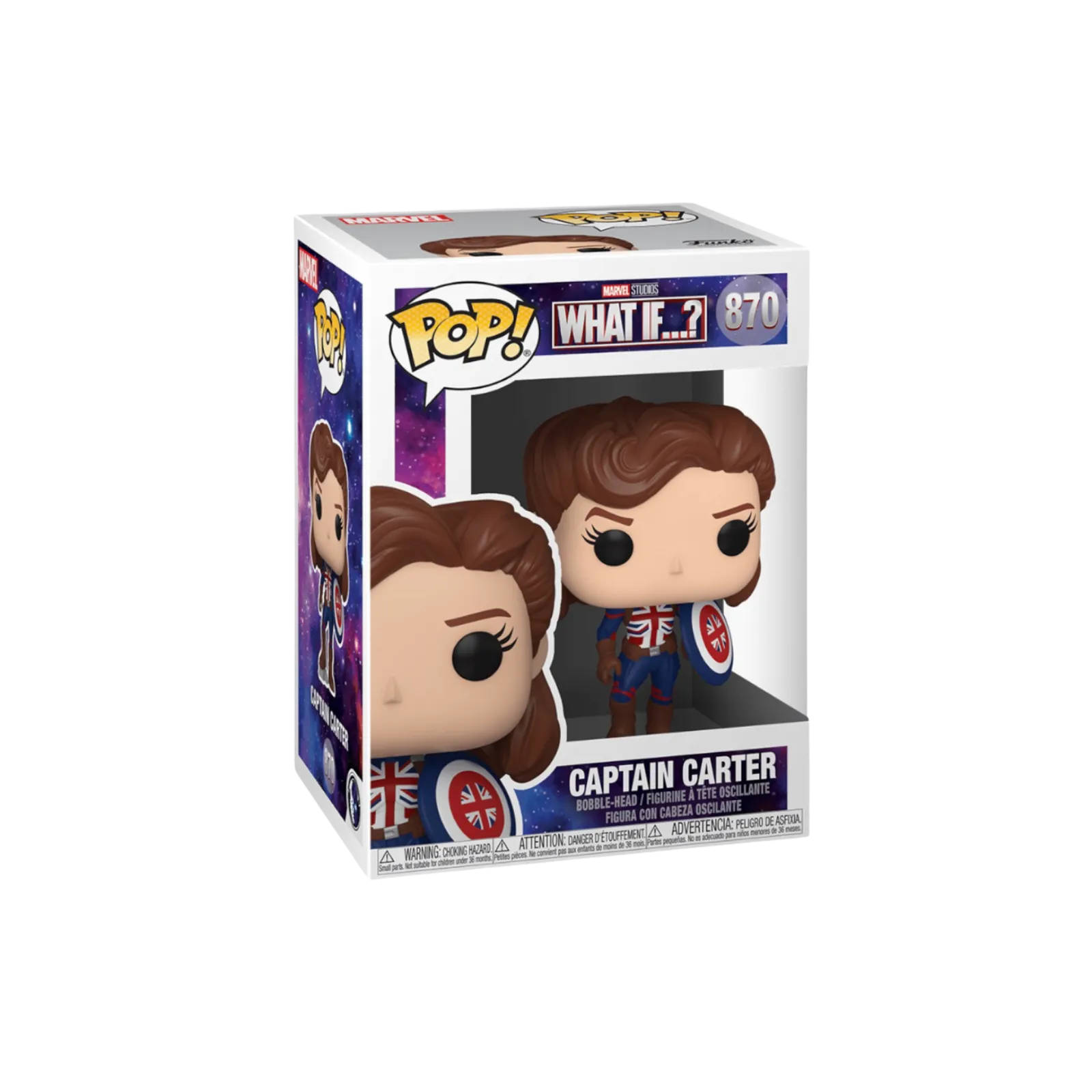 Funko Pop! Marvel: What If...? Captain Carter Figure #870