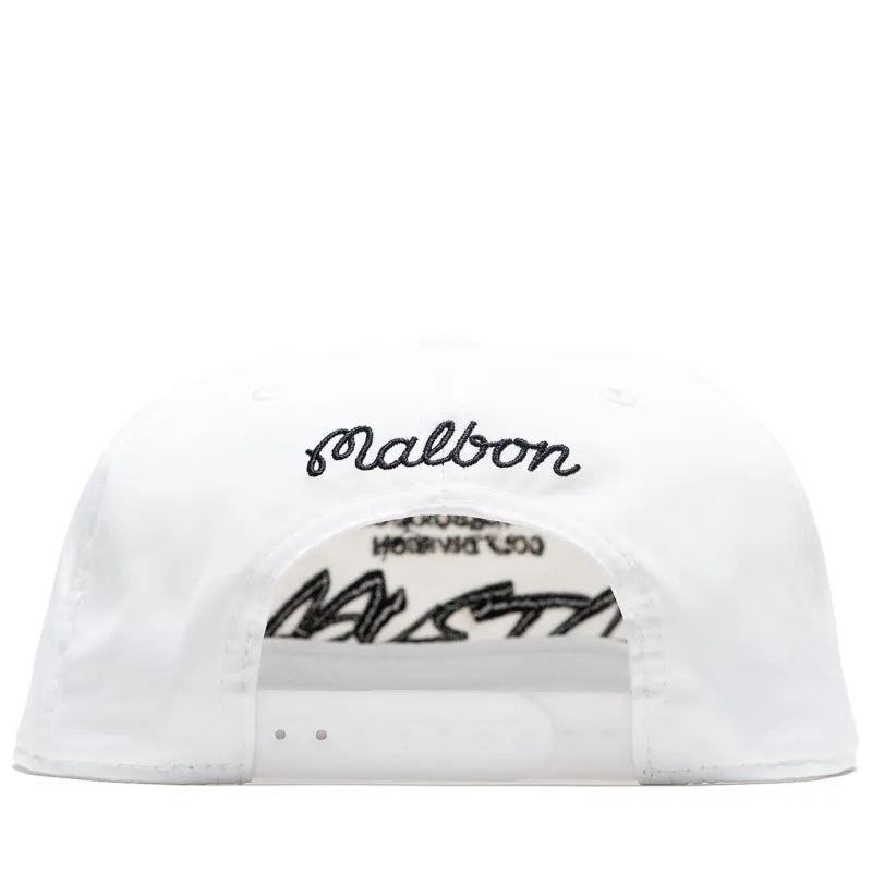 Futura Laboratories x Malbon Golf Atsuga Poly 5 Panel Snapback - White