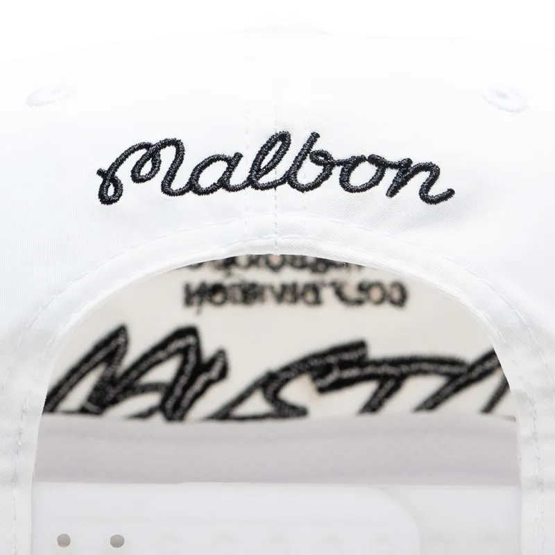 Futura Laboratories x Malbon Golf Atsuga Poly 5 Panel Snapback - White