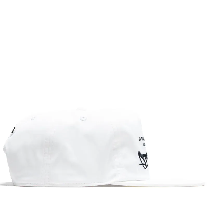 Futura Laboratories x Malbon Golf Atsuga Poly 5 Panel Snapback - White