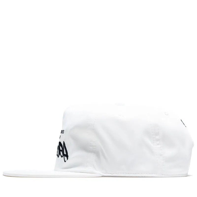 Futura Laboratories x Malbon Golf Atsuga Poly 5 Panel Snapback - White