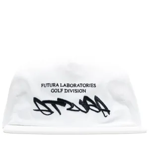 Futura Laboratories x Malbon Golf Atsuga Poly 5 Panel Snapback - White