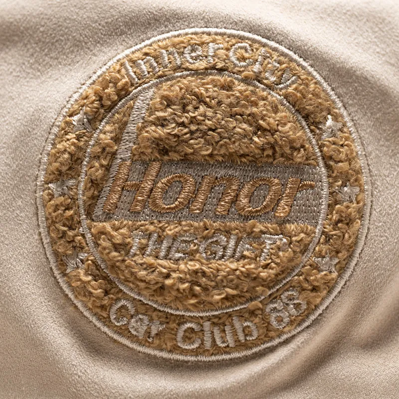 Honor The Gift Faux Suede Bomber Bucket Hat - Bone