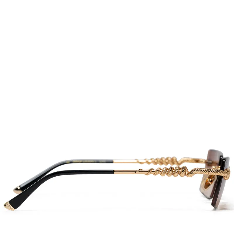 James Oro Serpent Authentic - Brown Tint/Gold