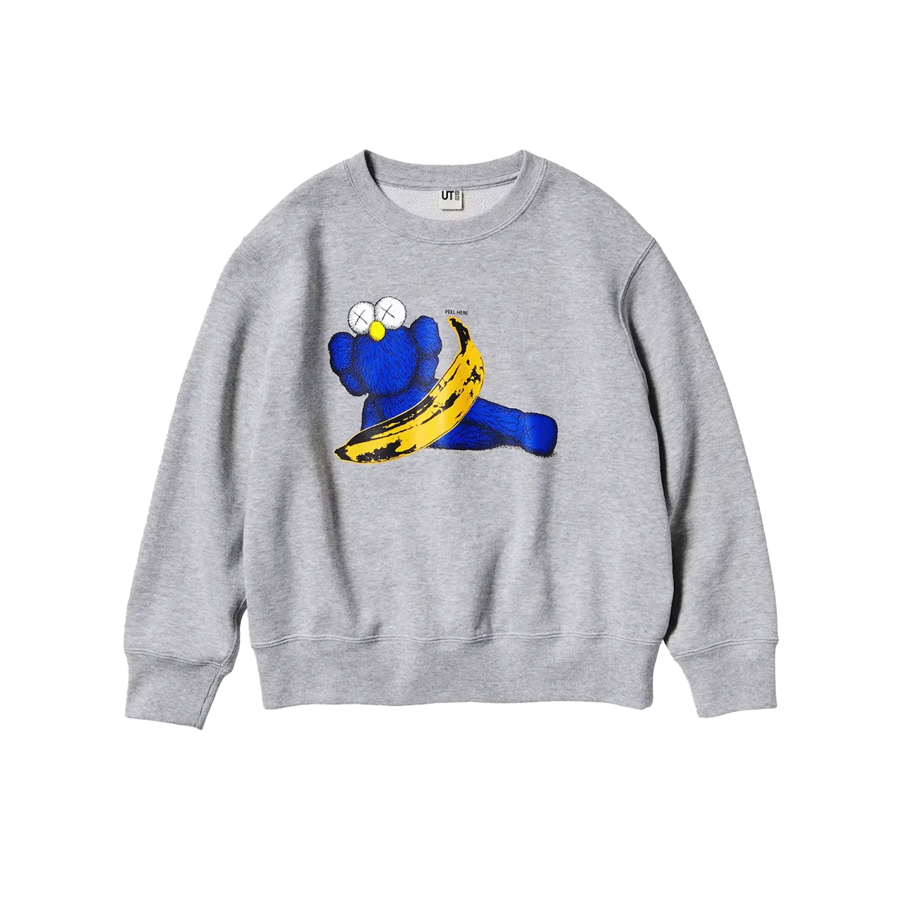 KAWS x Uniqlo x Warhol Banana Sweatshirt Grey
