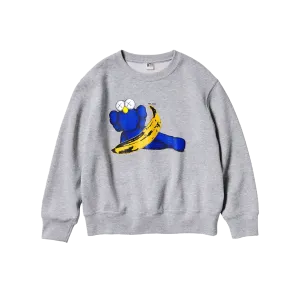 KAWS x Uniqlo x Warhol Banana Sweatshirt Grey