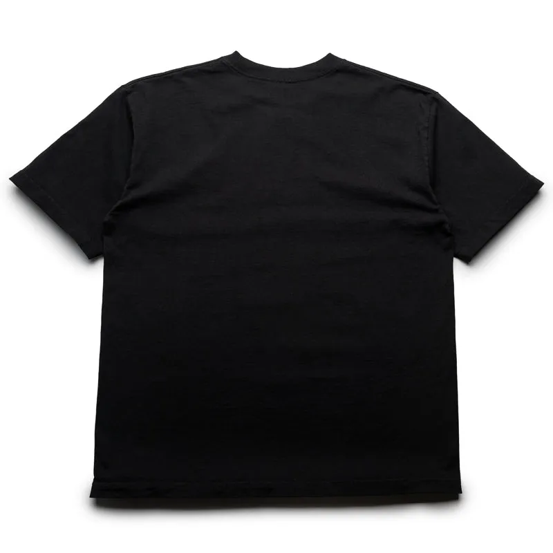 Market Beware Sign Tee - Washed Black