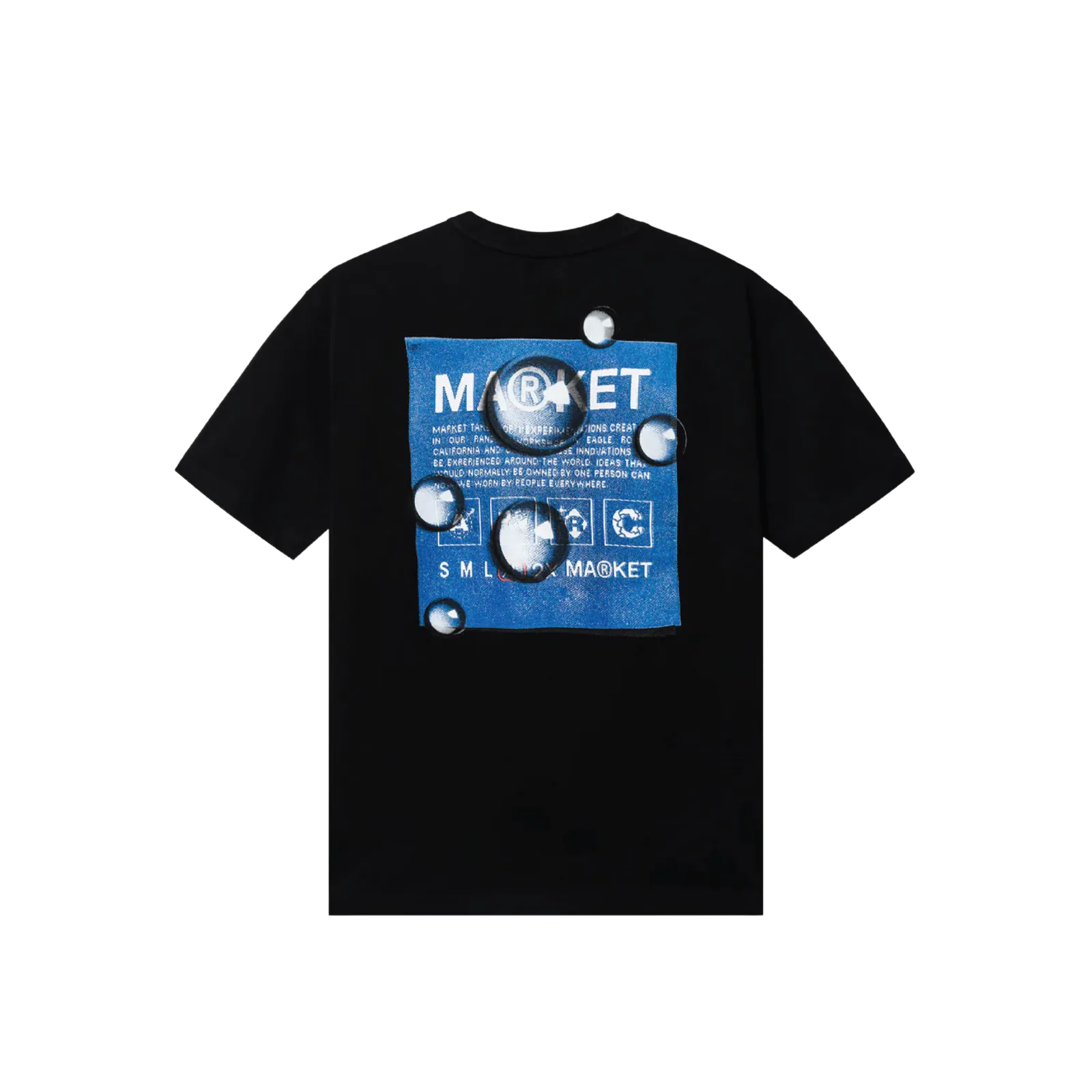 Market Studios Damask Tee Black