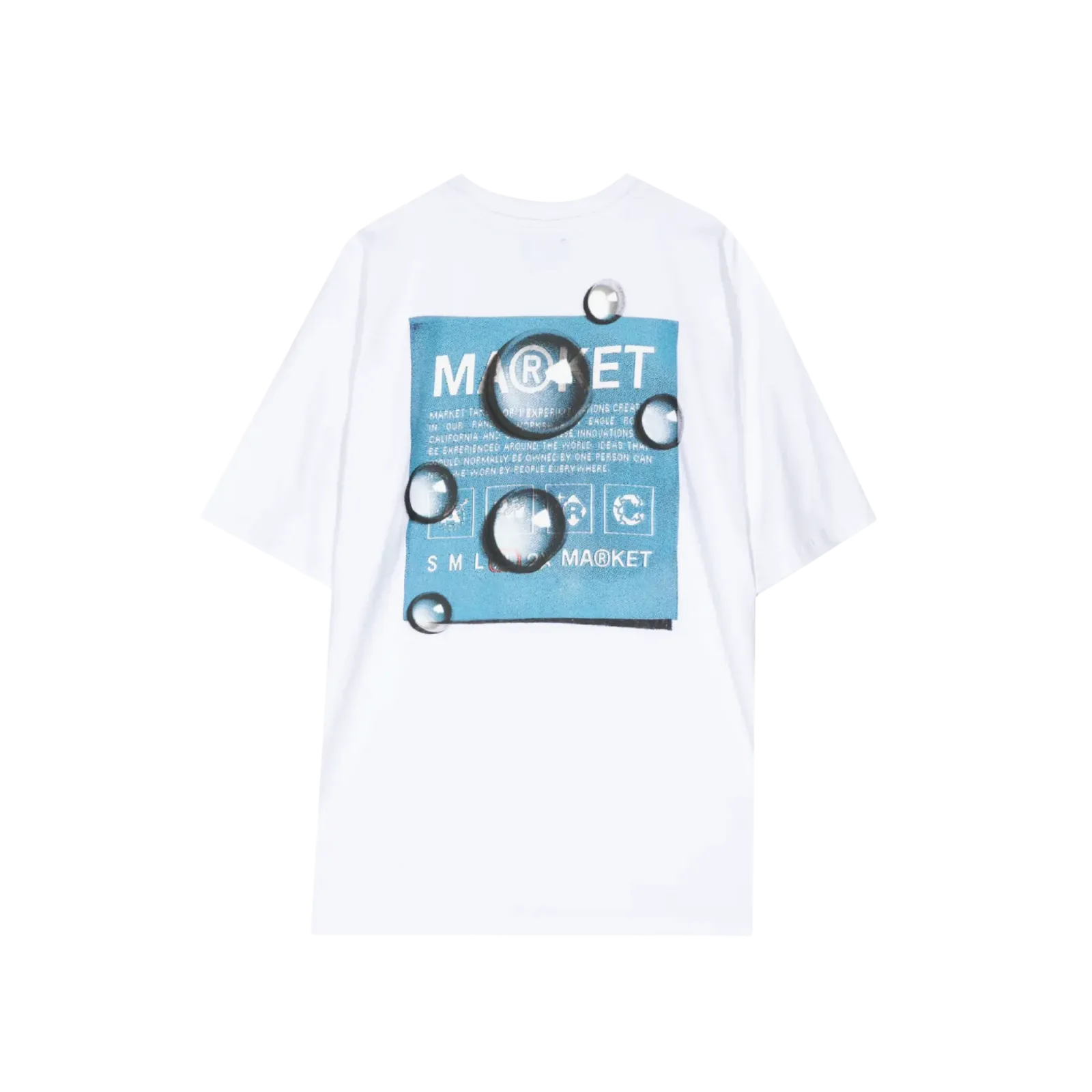 Market Studios Damask Tee White