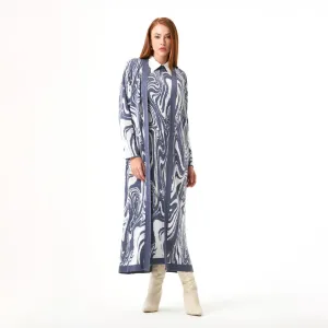 Mizalle - Cardigan Indigo Apparel