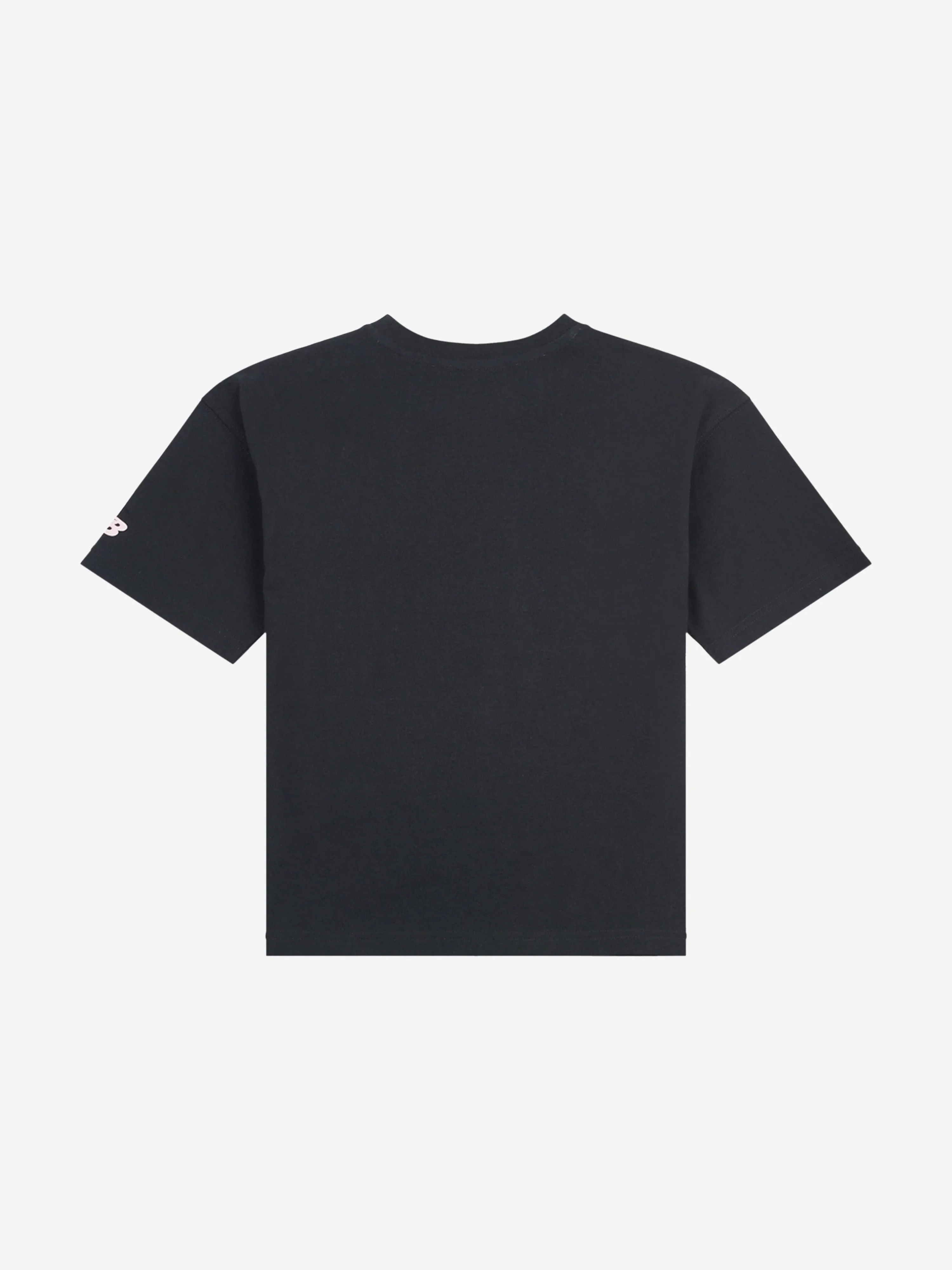 New Balance Girls Fitness Centre Illustrated Graphic T-Shirt in Black