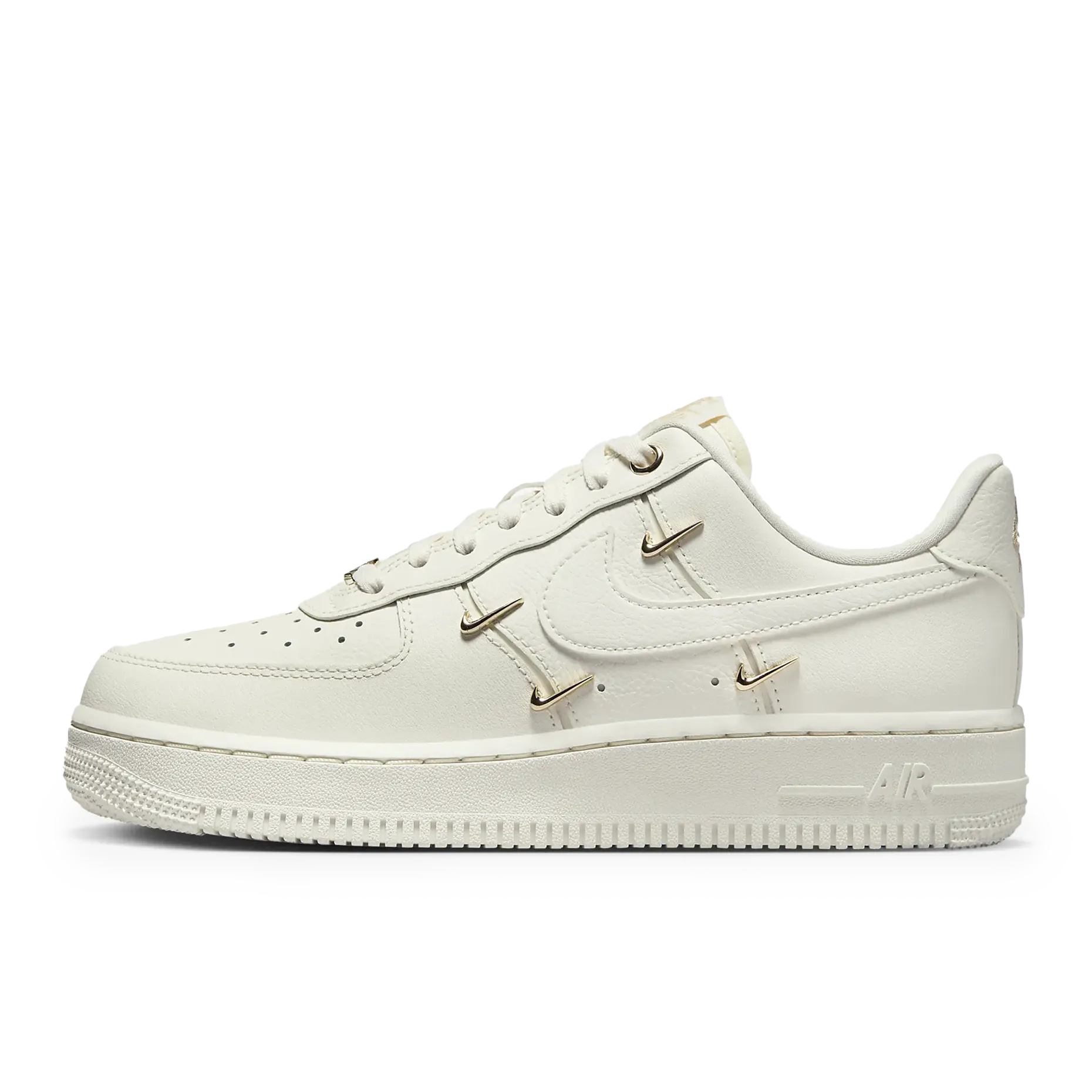 Nike Air Force 1 '07 LX CN Sail Gold Mini Swooshes (Women's)