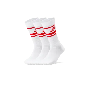 Nike Socks White Red