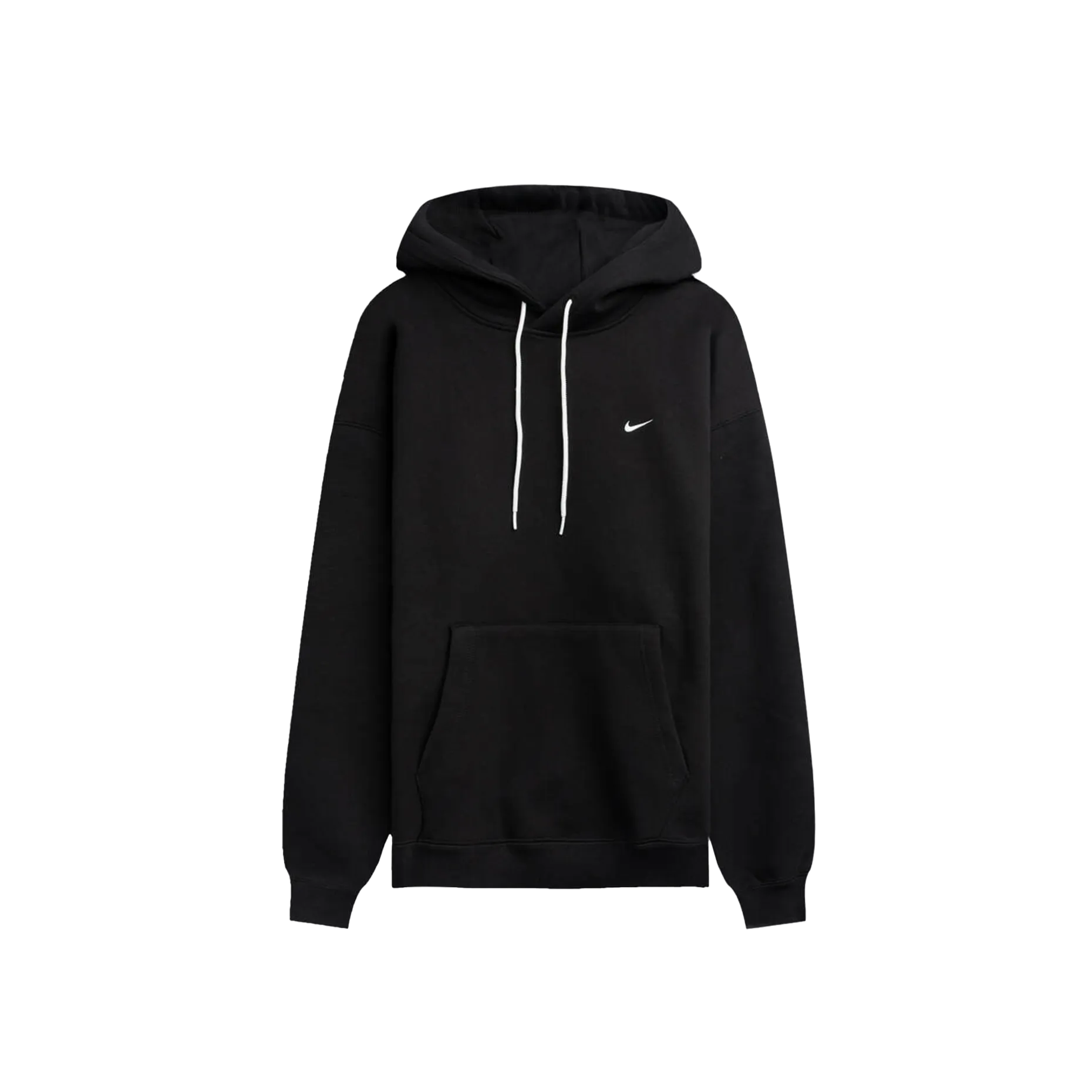 Nike Solo Swoosh Fleece Hoodie Black