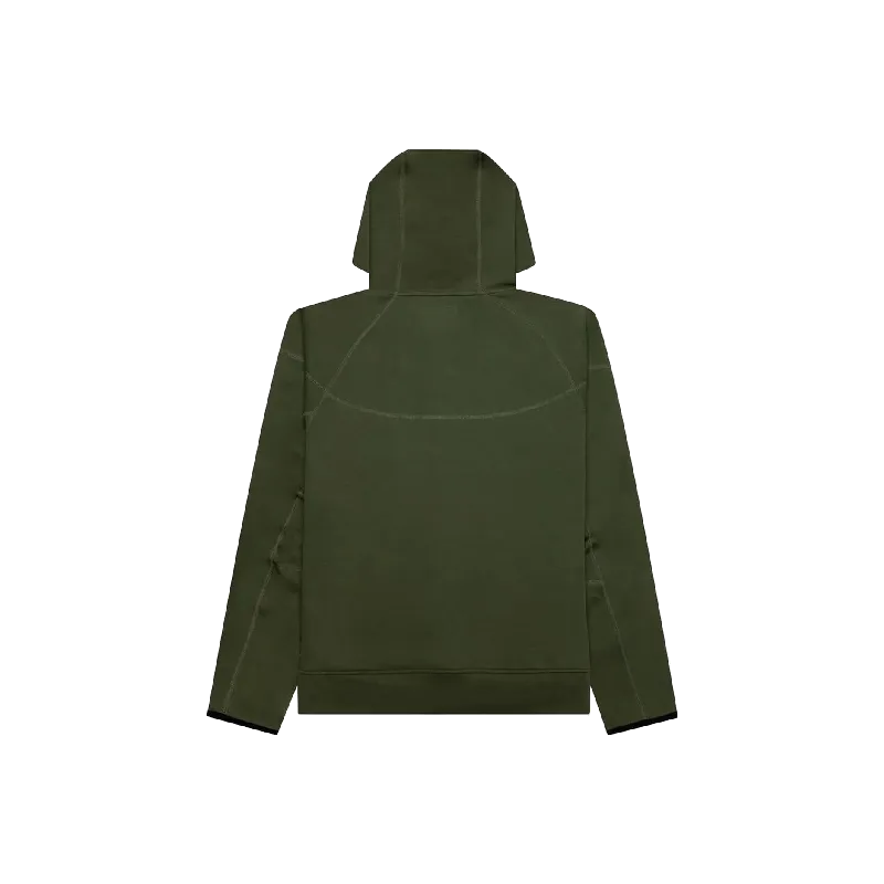 Nike Sportswear Tech Fleece Windrunner Full-Zip Hoodie Medium Olive/Black