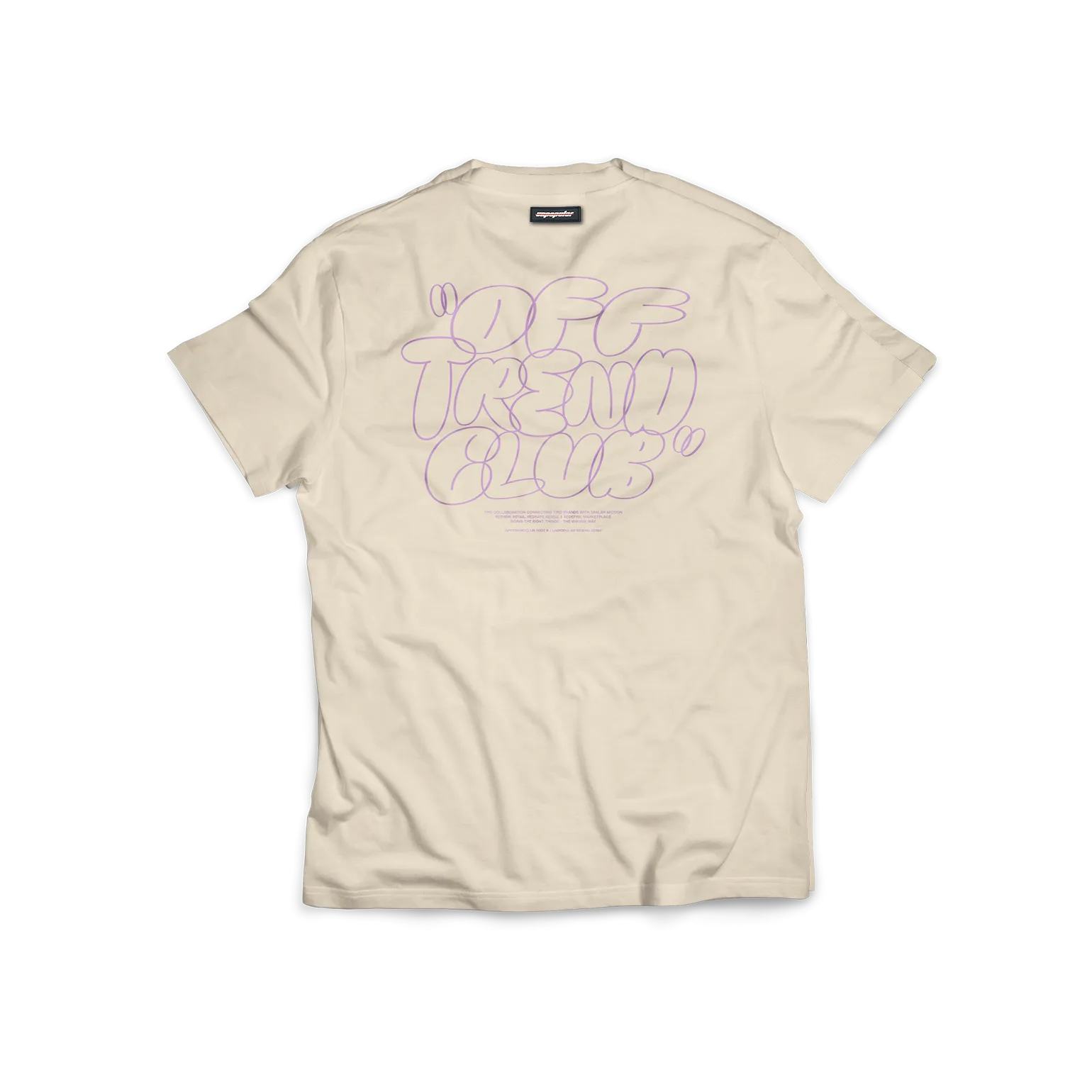 OTC Tee - Macadamia/English Lavender